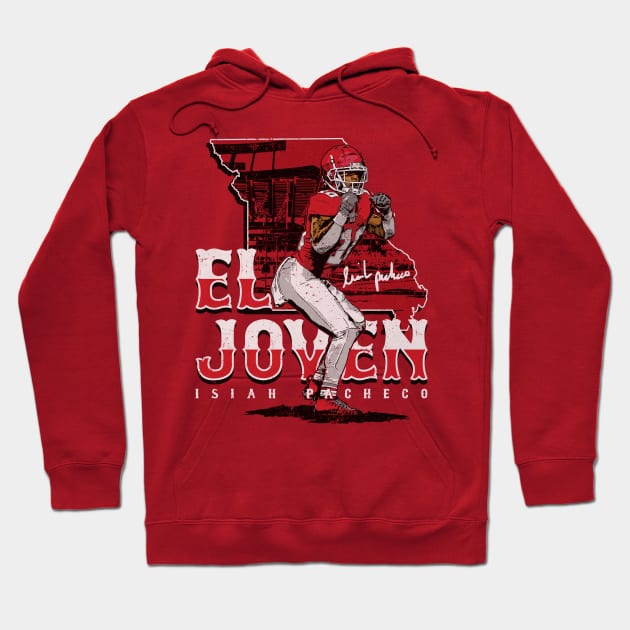 Isiah Pacheco Kansas City El Joven Hoodie by Chunta_Design